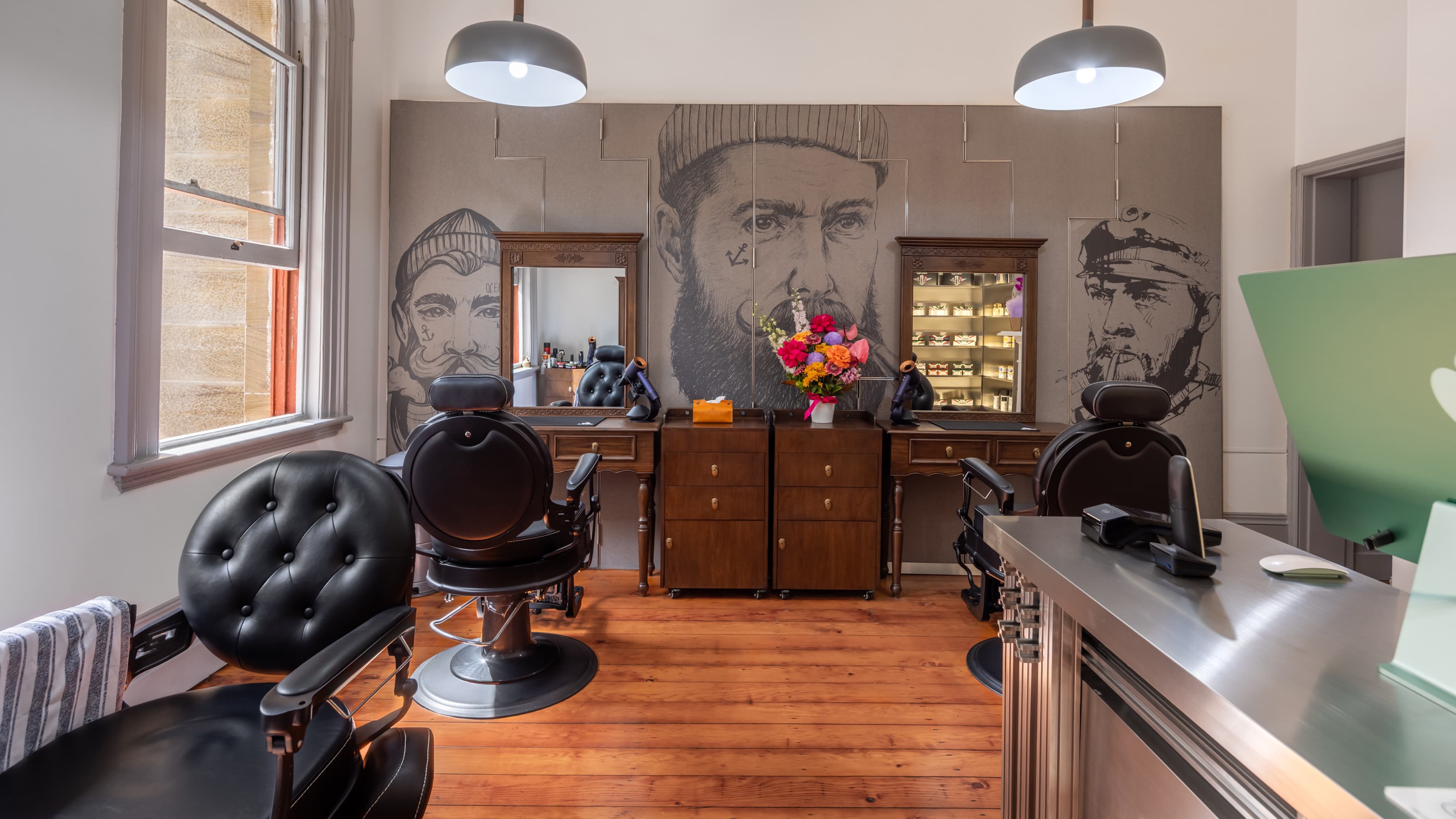 Barber station at The Rocks location